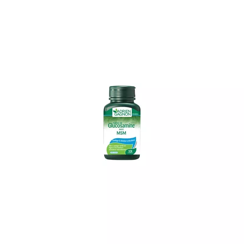 ADRIEN GAGNON Glucosamine Avec Msm, 100 comprimés Pharmazina