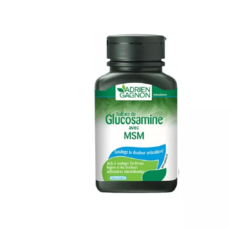 ADRIEN GAGNON Glucosamine Avec Msm, 30 comprimés Pharmazina