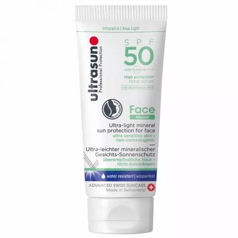 ULTRASUN Face Mineral Sunscreen SPF50 40ml Pharmazina