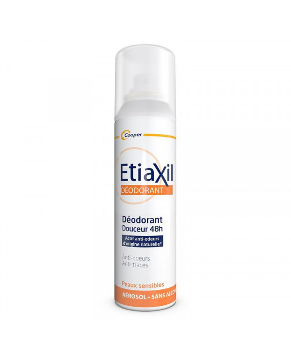 ETIAXIL AEROSOL DEODORANT ANTITRANSPIRANT 48H ANTITRACES 150ML