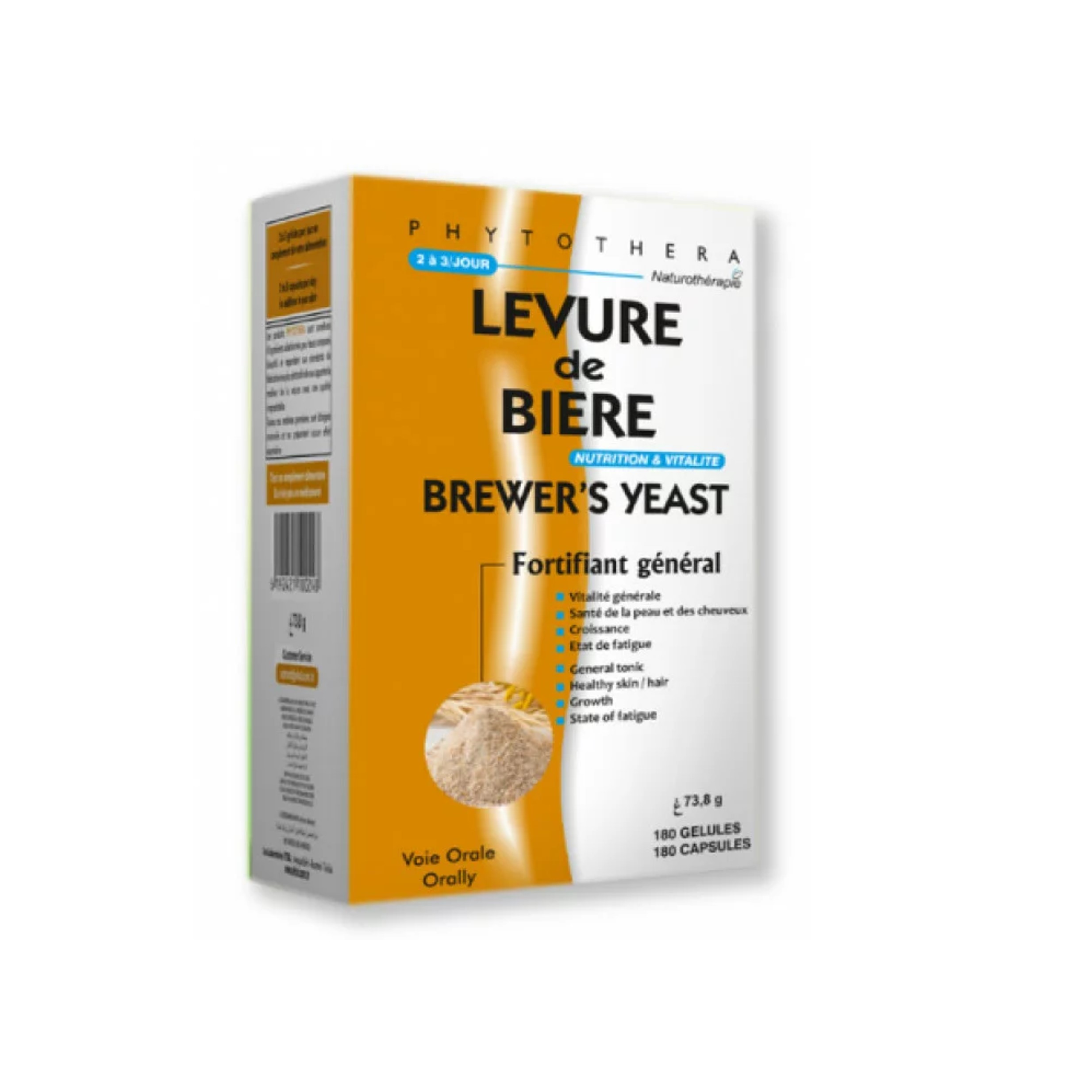 PHYTOTHERA Levure de Biere, 180 gélules Pharmazina
