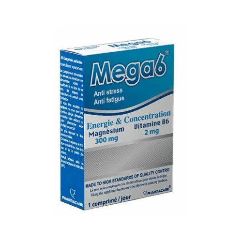 PHARMACARE MEGA 6, 45 COMPRIMES Pharmazina